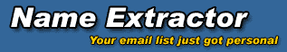 Personalize your email address lists with Name Extractor